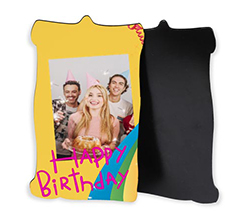 Pergamena magnetica Happy birthday