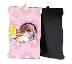 Pergamena magnetica con foto e grafica per bimba