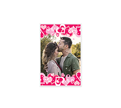 Biglietti auguri - Pink Hearts