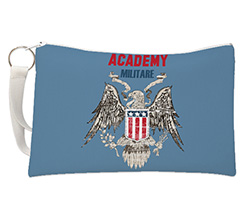 Pochette con grafica accademia militare