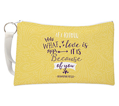 Pochette con grafica because of you