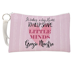 Pochette con grafica little minds