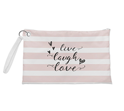 Pochette con grafica live love