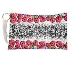 Pochette con grafica con fiori