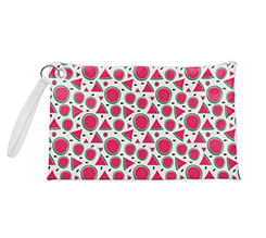 Pochette con grafica meloni
