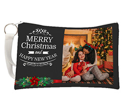 Pochette con grafica merry christmas