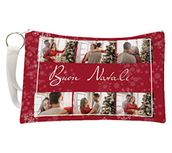 Pochette con grafica red christmas