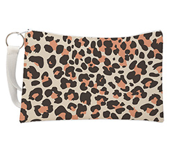 Pochette con grafica maculato