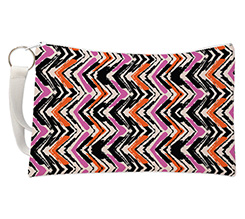 Pochette con grafica fashion