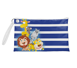 Pochette con grafica zoo