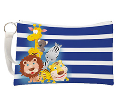 Pochette con grafica zoo