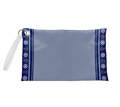 Pochette con grafica ancora e timoni