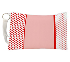Pochette con foto Pois rossi