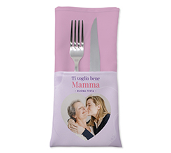Portaposate in stoffa Ti Voglio Bene Mamma