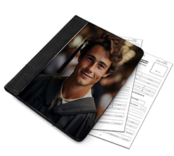Portadocumenti personalizzato con foto laurea