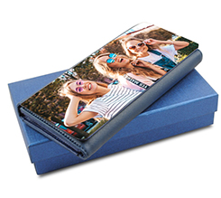 portafoglio personalizzato in pelle colorato