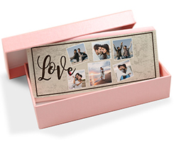 Portafoglio donna in pelle colorato Crazy collage