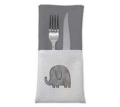 Portaposate in Stoffa Elefantino