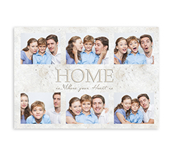 Poster collage White home