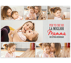 Poster collage miglior mamma