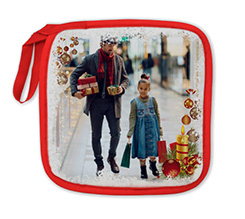 Addobbi natalizi per la tua presina dal bordo rosso