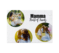 crea il tuo collage di immagini per la mamma sul puzzle A3