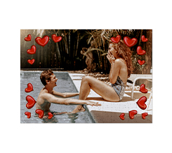 Grafica con cuori rossi per il tuo foto puzzle