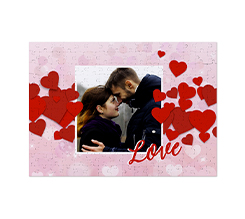 Puzzle A3 con foto e grafica Storm of hearts