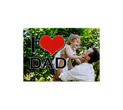 Puzzle formato A4 Love dad