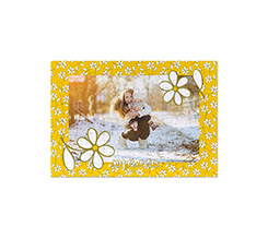 Puzzle formato A4 con grafica con margherite