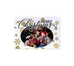 Puzzle formato A4 con grafica natalizia e pois