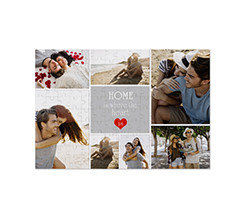 Puzzle in masonite grande collage home