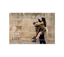 Puzzle Big in legno con grafica My life e immagine