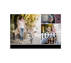 Puzzle big in legno con grafica collage