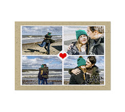 Foto su Puzzle A3 con 4 riquadri per le tue foto collage