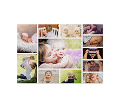 Puzzle in legno collage 12 riquadri