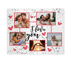 Puzzle Medio 51x41 “I love you” personalizzabile