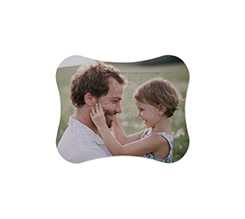 puzzle con cornice fiocco personalizzato