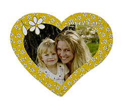 Puzzle cuore A3 con foto e grafica dedicata alla mamma