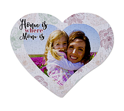 Puzzle a cuore con grafica per la mamma