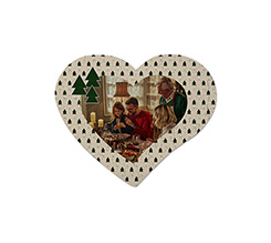 Alberelli stilizzati per il foto puzzle cuore