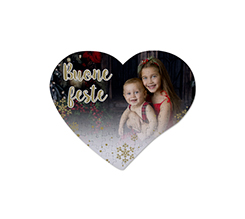 Puzzle cuore A4 White Christmas