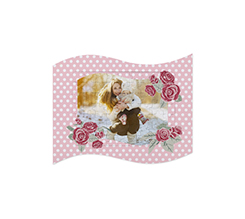 Puzzle con cornice onda personalizzato con foto