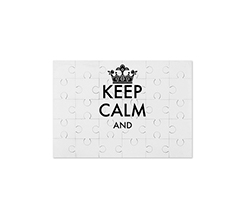 Puzzle in legno small keep calm
