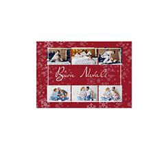 Puzzle in Legno Small Red Christmas