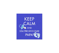 Puzzle quadrato in legno con il Keep Calm per il papà