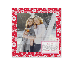 Puzzle legno quadrato Mother's day