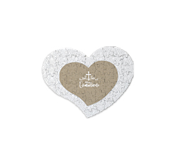 Puzzle magnetico cuore Elegant communion