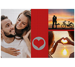 Puzzle formato maxi Collage S. Valentino