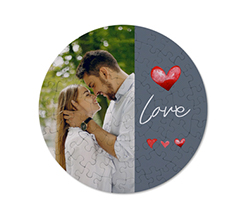 Personalizza il puzzle rotondo con le tue foto più belle